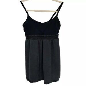 Lululemon Women's Tank Top Black and Grey Babydoll Size 4